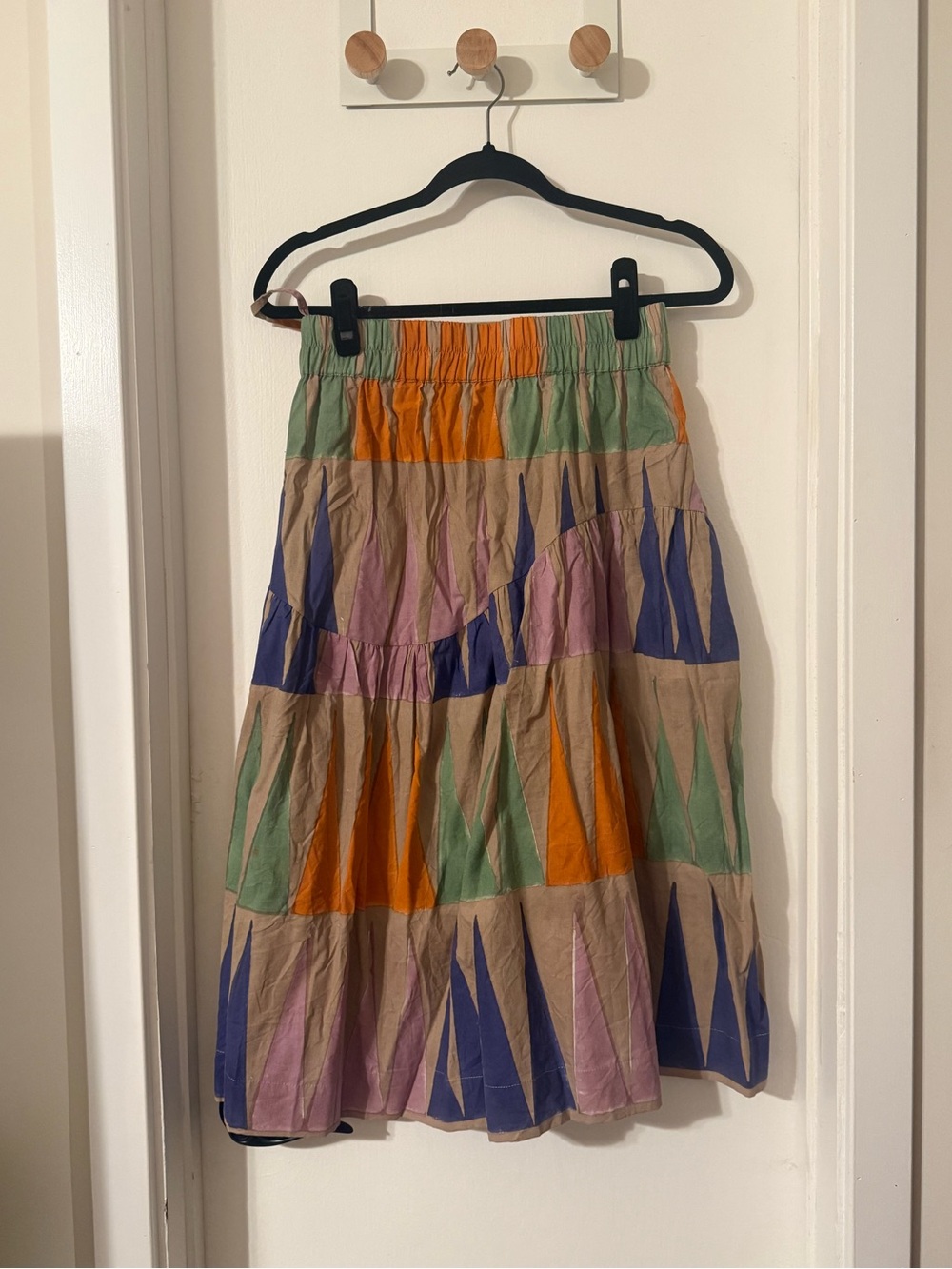 Rujuta Sheth Wave Midi Skirt Multi Point